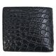 ペッレモルビダ 財布 クロコダイル 2つ折り財布 コンパクトウォレット PELLE MORBIDA PMO-CRS102 PMO BLACK 春夏新作