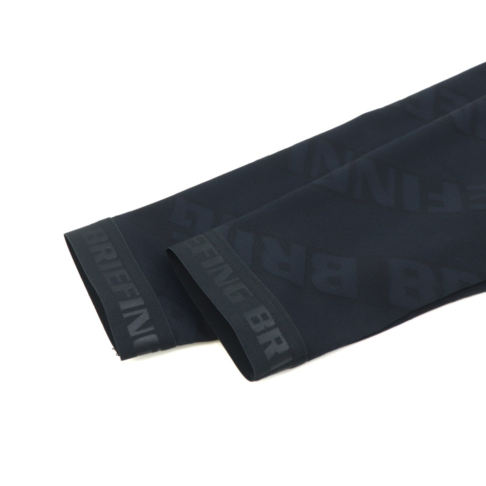 【ブリーフィング】バイアスロゴニット ブラック RIENDA GOLF | 【RIENDA GOLF】モノグラムロゴニットトップス