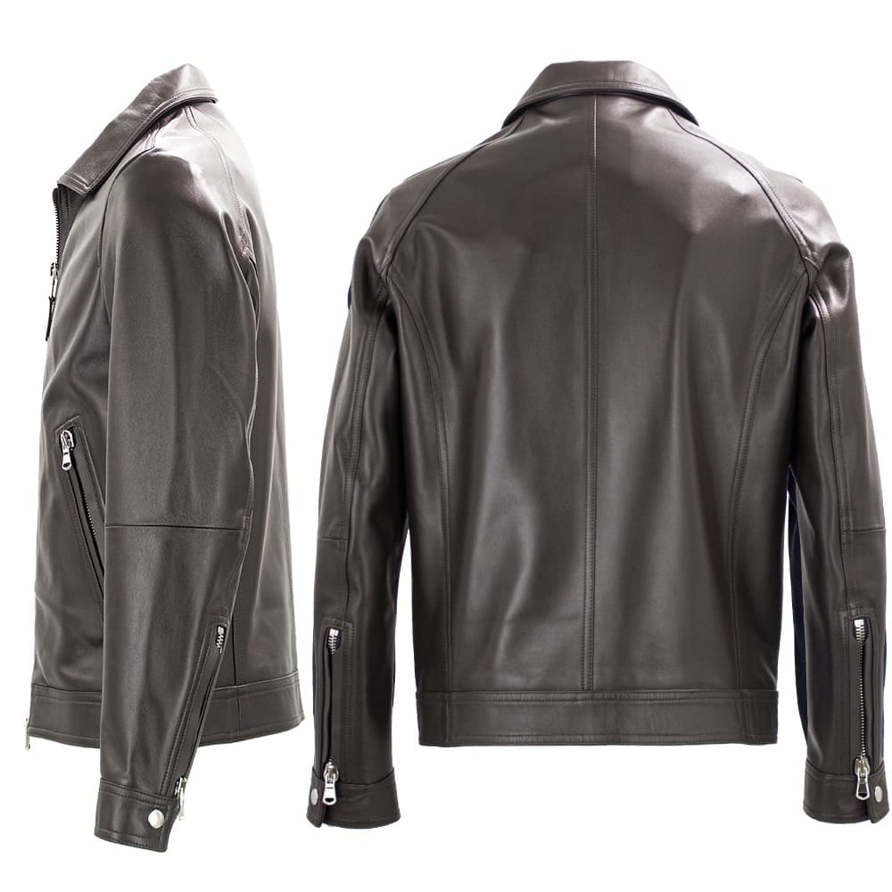 エンメティ ライダース メンズ スペシャルレザー ラムスキン