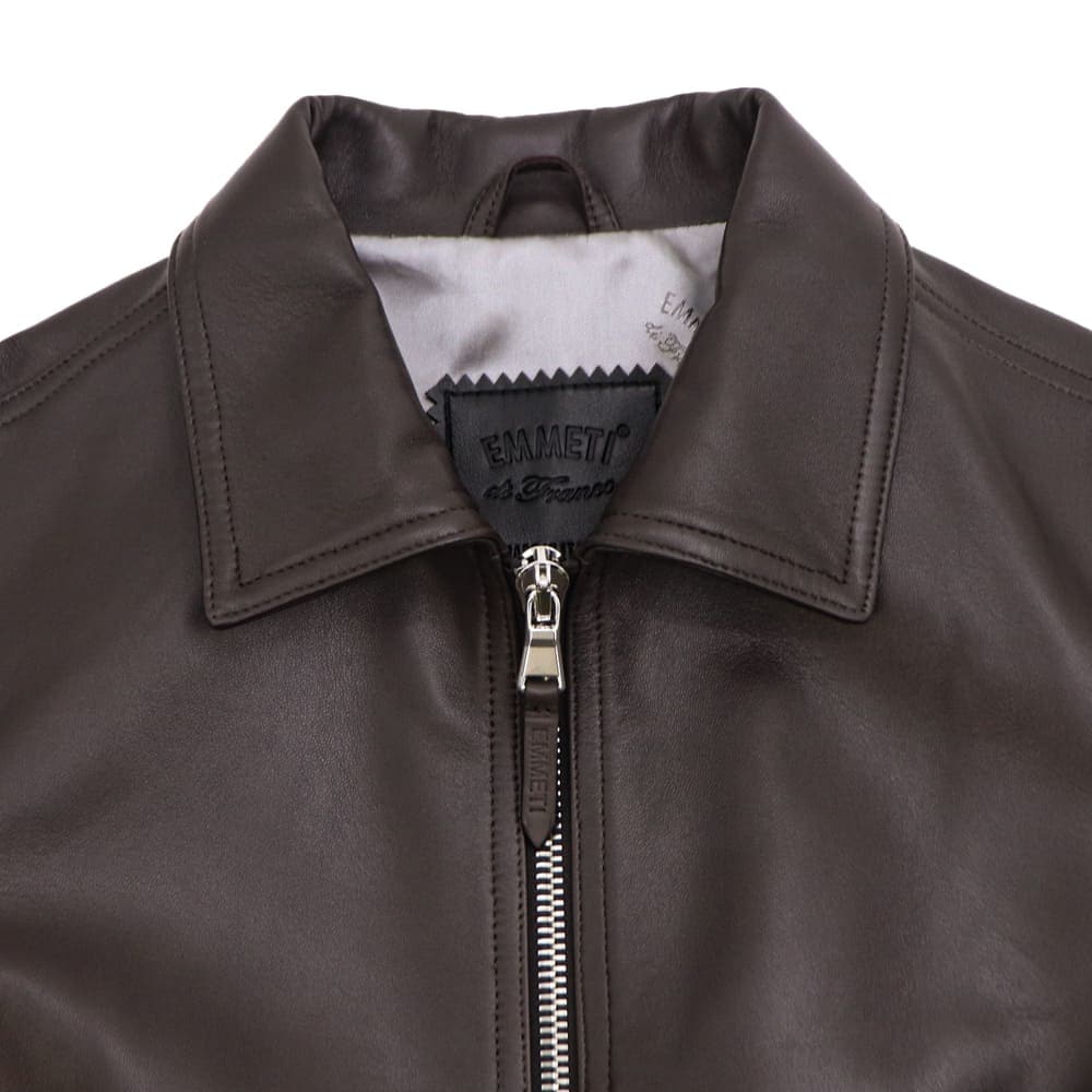 エンメティ ライダース メンズ スペシャルレザー ラムスキン