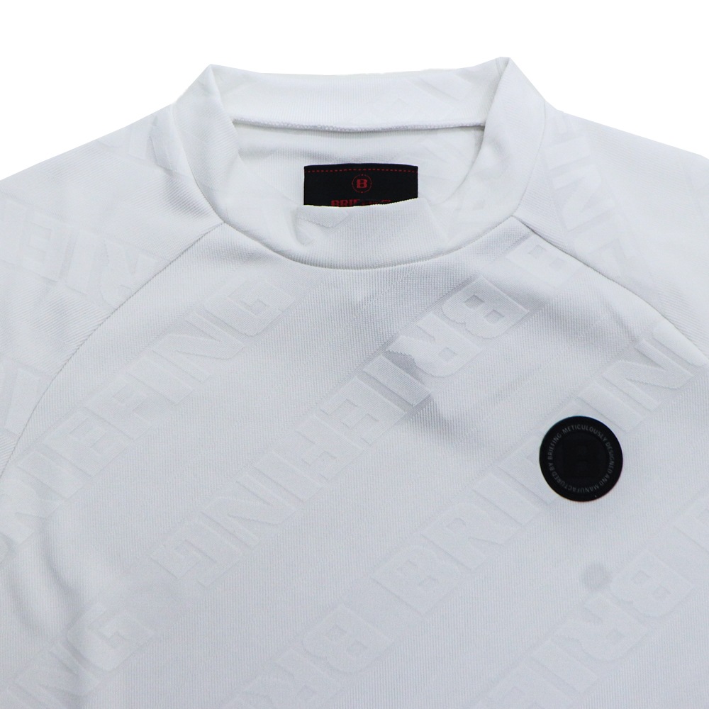 ブリーフィング ゴルフ ウェア メンズ バイアスロゴ ジャガード ハイネック BRIEFING GOLF CE MS BIAS LOGO JQ HIGHNECK BRG253M75 BRG 秋冬新作
