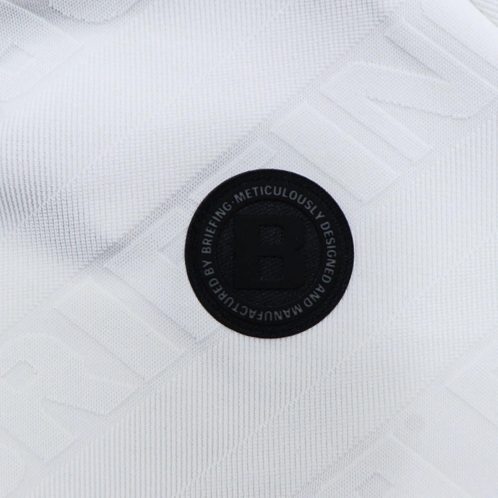 ブリーフィング ゴルフ ウェア メンズ バイアスロゴ ジャガード ハイネック BRIEFING GOLF CE MS BIAS LOGO JQ HIGHNECK BRG253M75 BRG 秋冬新作