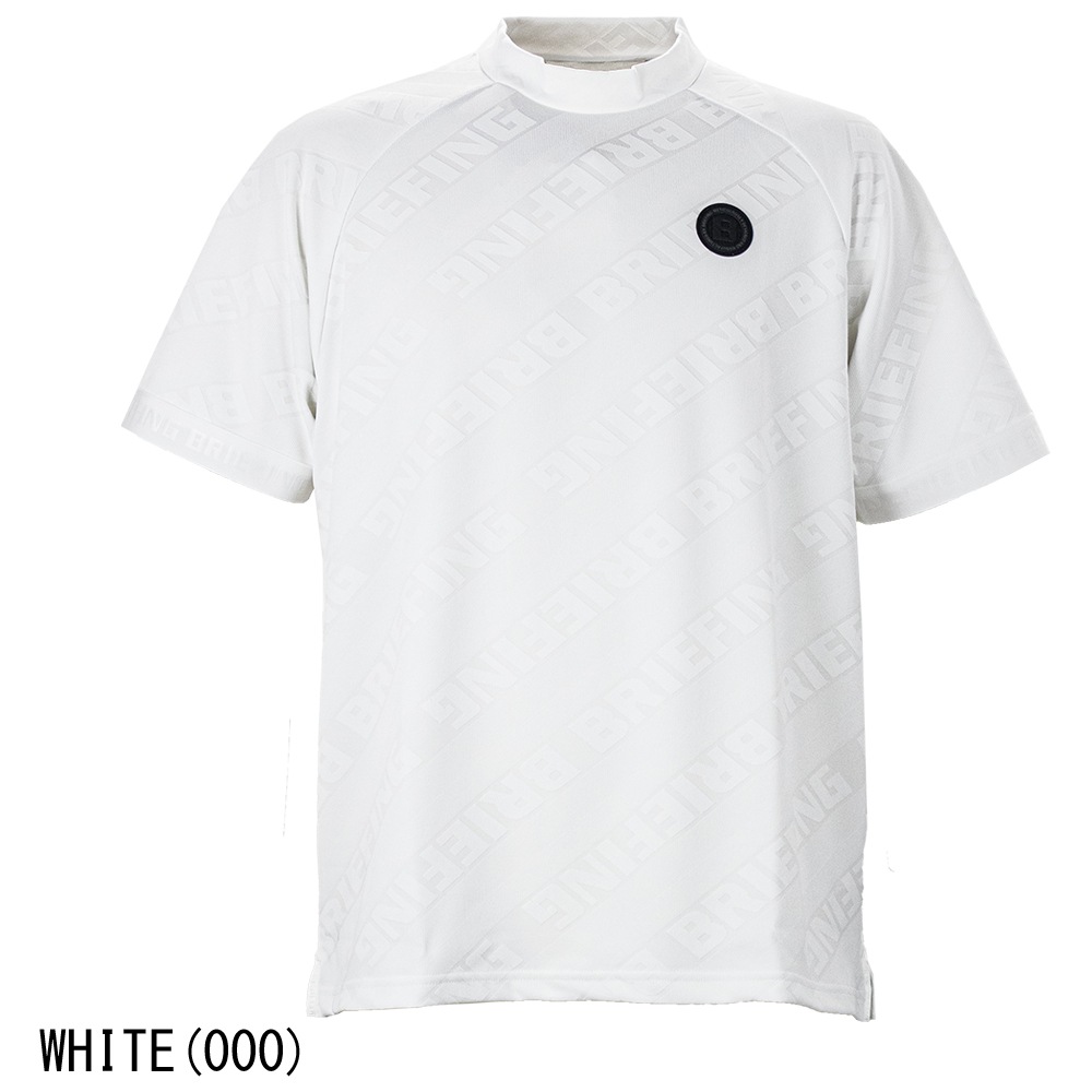 ブリーフィング ゴルフ ウェア メンズ バイアスロゴ ジャガード ハイネック BRIEFING GOLF CE MS BIAS LOGO JQ HIGHNECK BRG253M75 BRG 秋冬新作