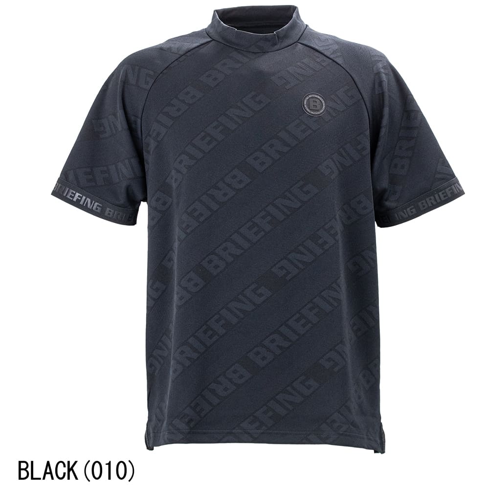 ブリーフィング ゴルフ ウェア メンズ バイアスロゴ ジャガード ハイネック BRIEFING GOLF CE MS BIAS LOGO JQ HIGHNECK BRG253M75 BRG 秋冬新作