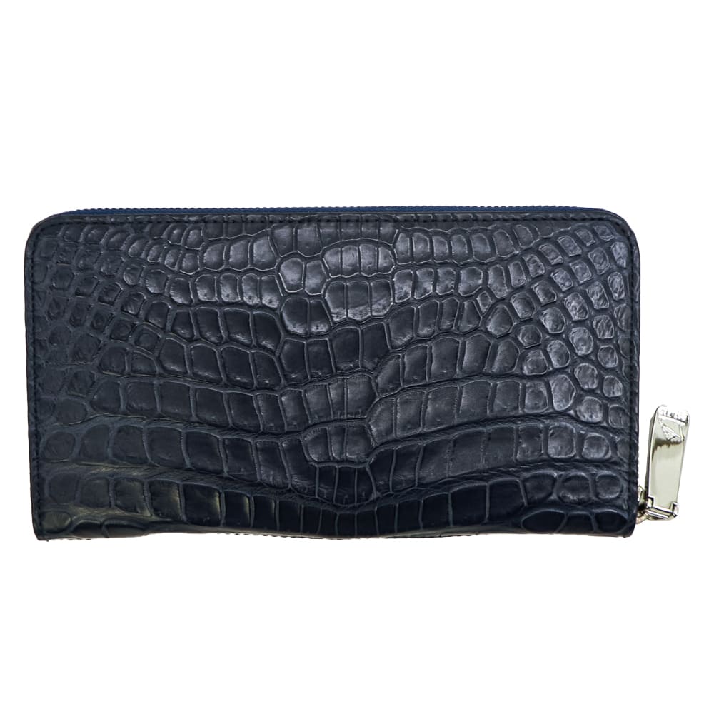 ペッレモルビダ 財布 クロコダイル ラウンドジップ 長財布 PELLE