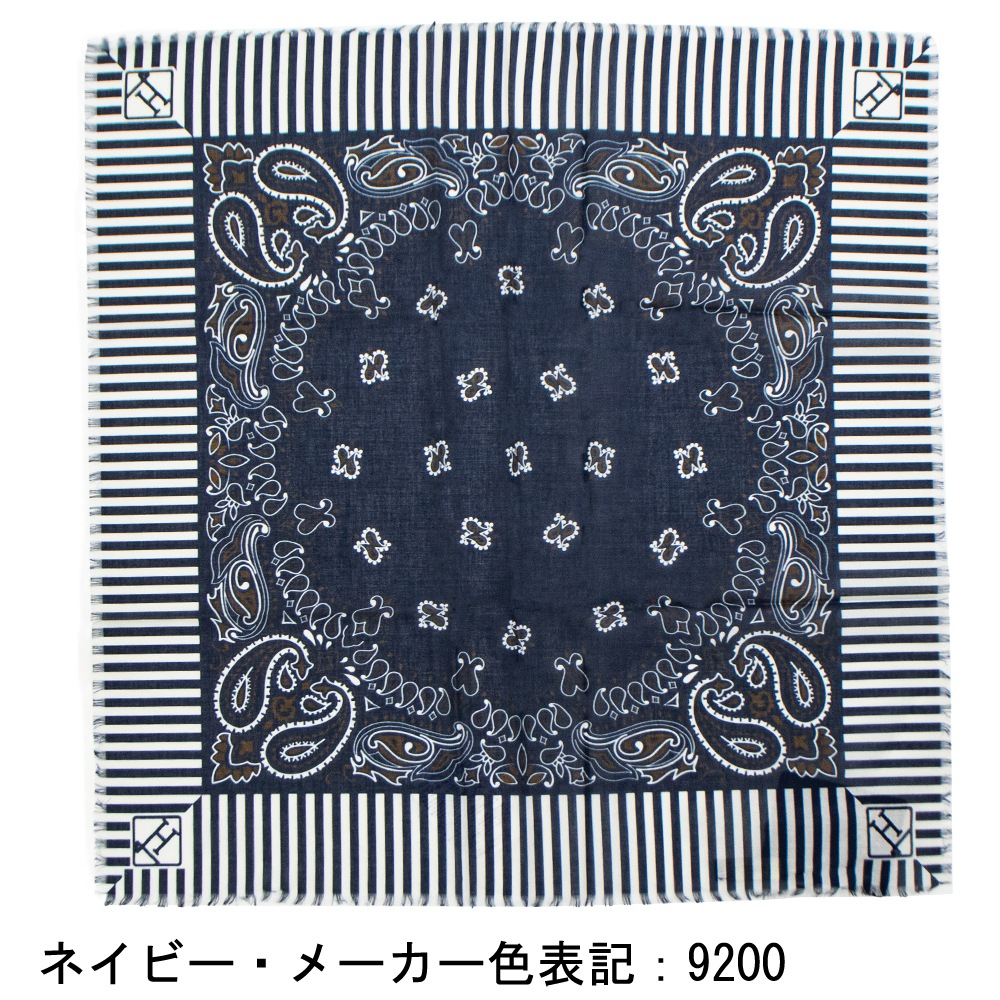 ヘルノ チーフ ペイズリー柄 コットン バンダナ HERNO FOU0001U HER 13325 春夏新作