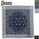 ヘルノ チーフ ペイズリー柄 コットン バンダナ HERNO FOU0001U HER 13325 春夏新作