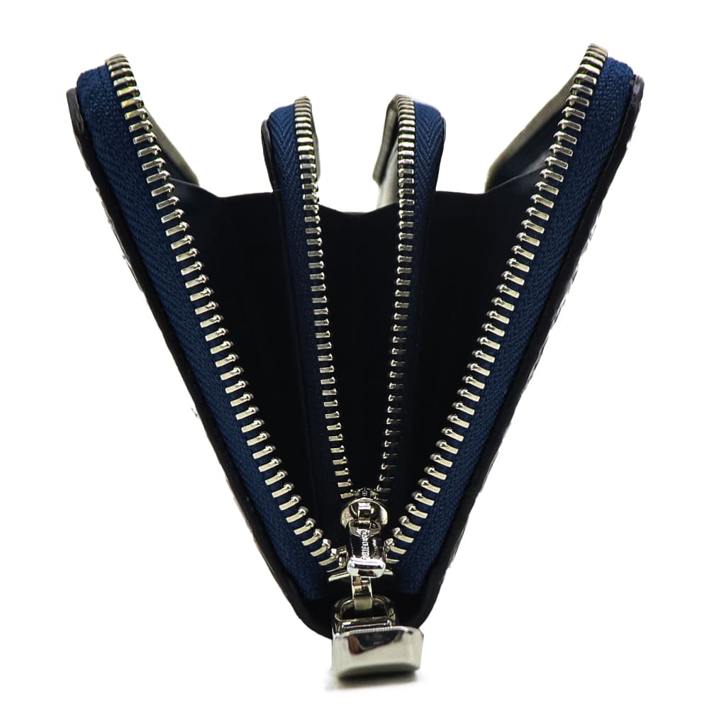 ペッレモルビダ 財布 クロコダイル ラウンドジップ 長財布 PELLE MORBIDA PMO-CRS010A PMO BLUE