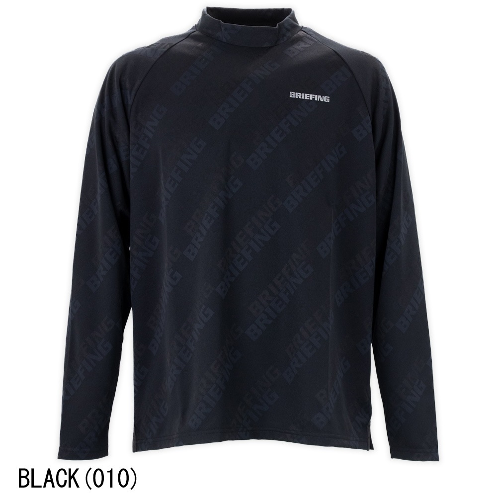 ブリーフィング ゴルフ ウェア メンズ シャドウロゴジャガード ロングスリーブ ハイネック BRIEFING GOLF MS SHADOW LOGO JQ LS HIGHNECK BRG261M40 BRG 春夏新作
