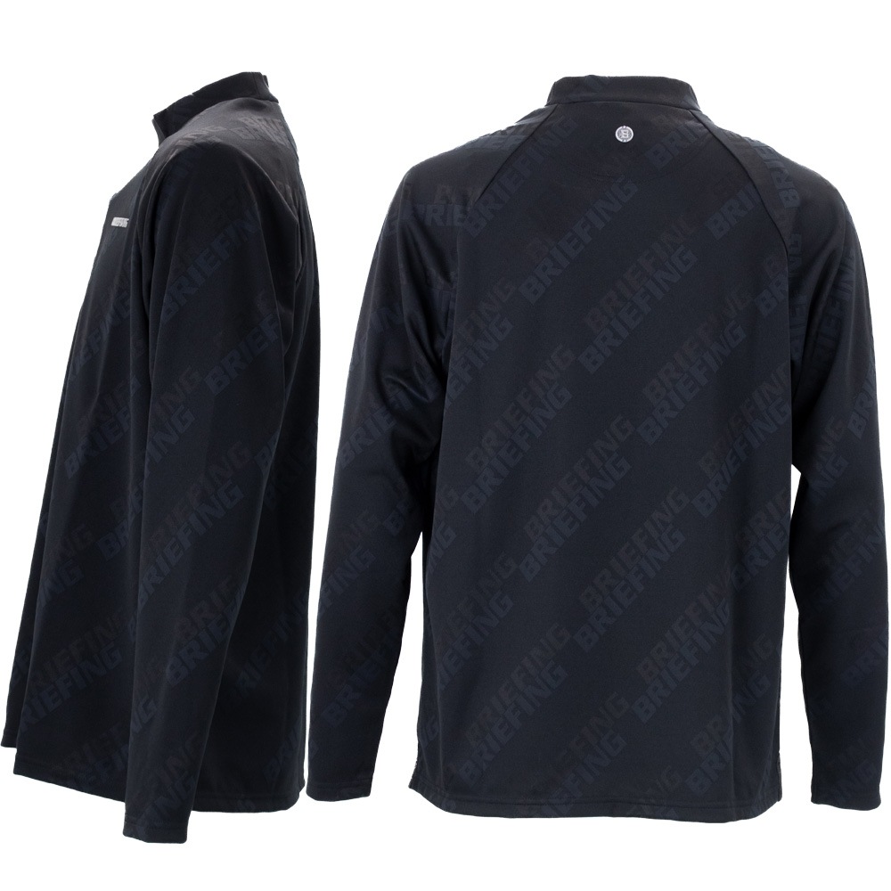 ブリーフィング ゴルフ ウェア メンズ シャドウロゴジャガード ロングスリーブ ハイネック BRIEFING GOLF MS SHADOW LOGO JQ LS HIGHNECK BRG261M40 BRG 春夏新作