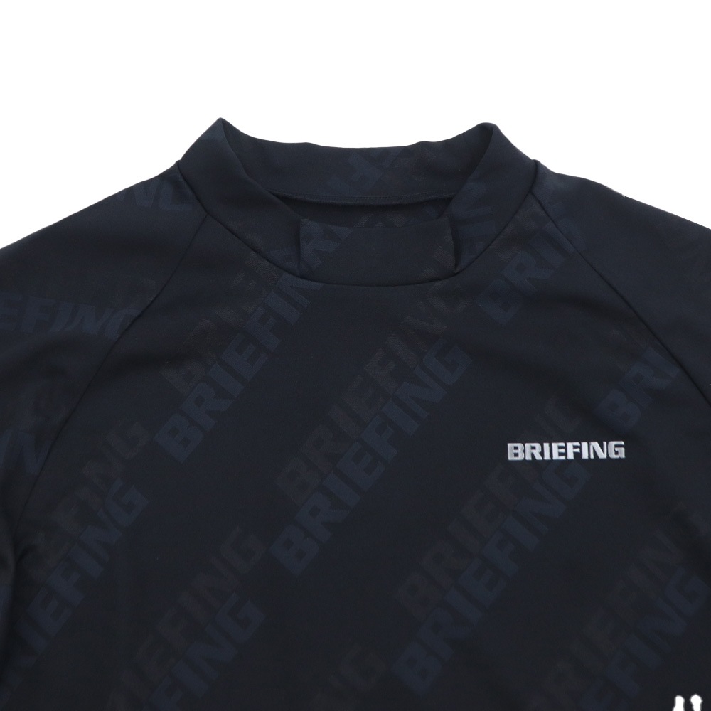ブリーフィング ゴルフ ウェア メンズ シャドウロゴジャガード ロングスリーブ ハイネック BRIEFING GOLF MS SHADOW LOGO JQ LS HIGHNECK BRG261M40 BRG 春夏新作