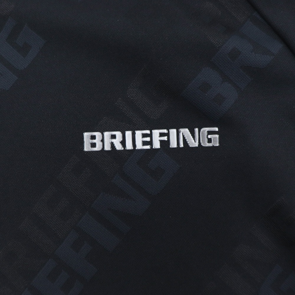 ブリーフィング ゴルフ ウェア メンズ シャドウロゴジャガード ロングスリーブ ハイネック BRIEFING GOLF MS SHADOW LOGO JQ LS HIGHNECK BRG261M40 BRG 春夏新作