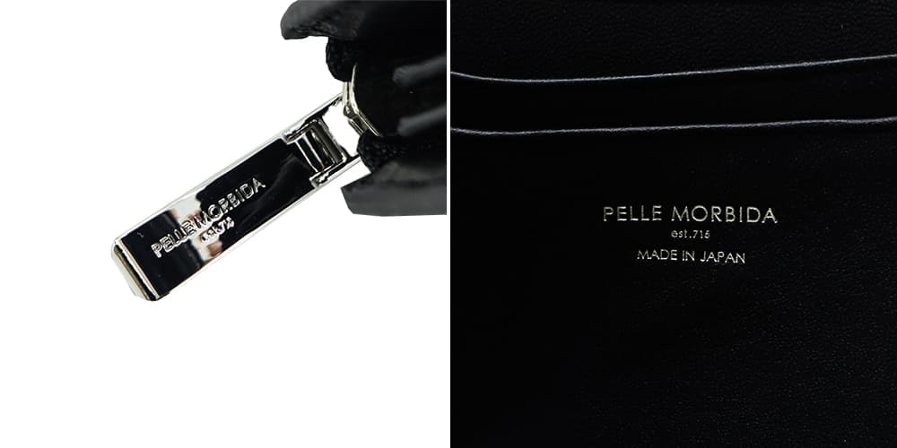 ペッレモルビダ 財布 クロコダイル L字ジップ ミニウォレット