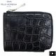 ペッレモルビダ 財布 クロコダイル L字ジップ ミニウォレット コンパクト財布 PELLE MORBIDA PMO-CRS105 PMO BLACK 春夏新作