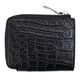 ペッレモルビダ 財布 クロコダイル L字ジップ ミニウォレット コンパクト財布 PELLE MORBIDA PMO-CRS105 PMO BLACK 春夏新作