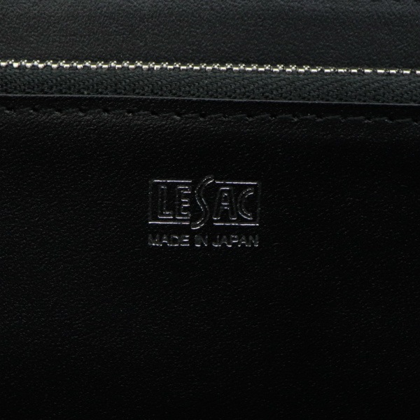 レザック 財布 ナイルクロコダイル レザー ラウンドジップ 長財布 LE'SAC 8166 LSC BLACK 
