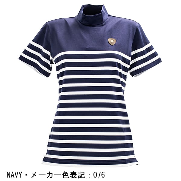 【セール】フェリージゴルフ ウェア レディース ストライプハイネックシャツ Felisi GOLF WS STRIPE HIGHNECK SHIRT FLG631W13 FLG 【返品交換不可】