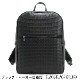 セラピアン バックパック PVC型押し リュック SERAPIAN SINGLE ZIP BACKPACK Stepan sust SRSTSMLL700631DCG2 SRP BLACK/BLACK ECLIPSE
