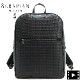 セラピアン バックパック PVC型押し リュック SERAPIAN SINGLE ZIP BACKPACK Stepan sust SRSTSMLL700631DCG2 SRP BLACK/BLACK ECLIPSE