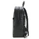 セラピアン バックパック PVC型押し リュック SERAPIAN SINGLE ZIP BACKPACK Stepan sust SRSTSMLL700631DCG2 SRP BLACK/BLACK ECLIPSE