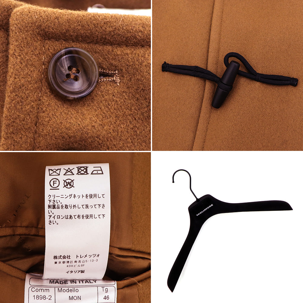 タリアトーレ コート メンズ カシミヤウール スタンドカラーコート モン TAGLIATORE MON TLT 770065 F1232 秋冬新作