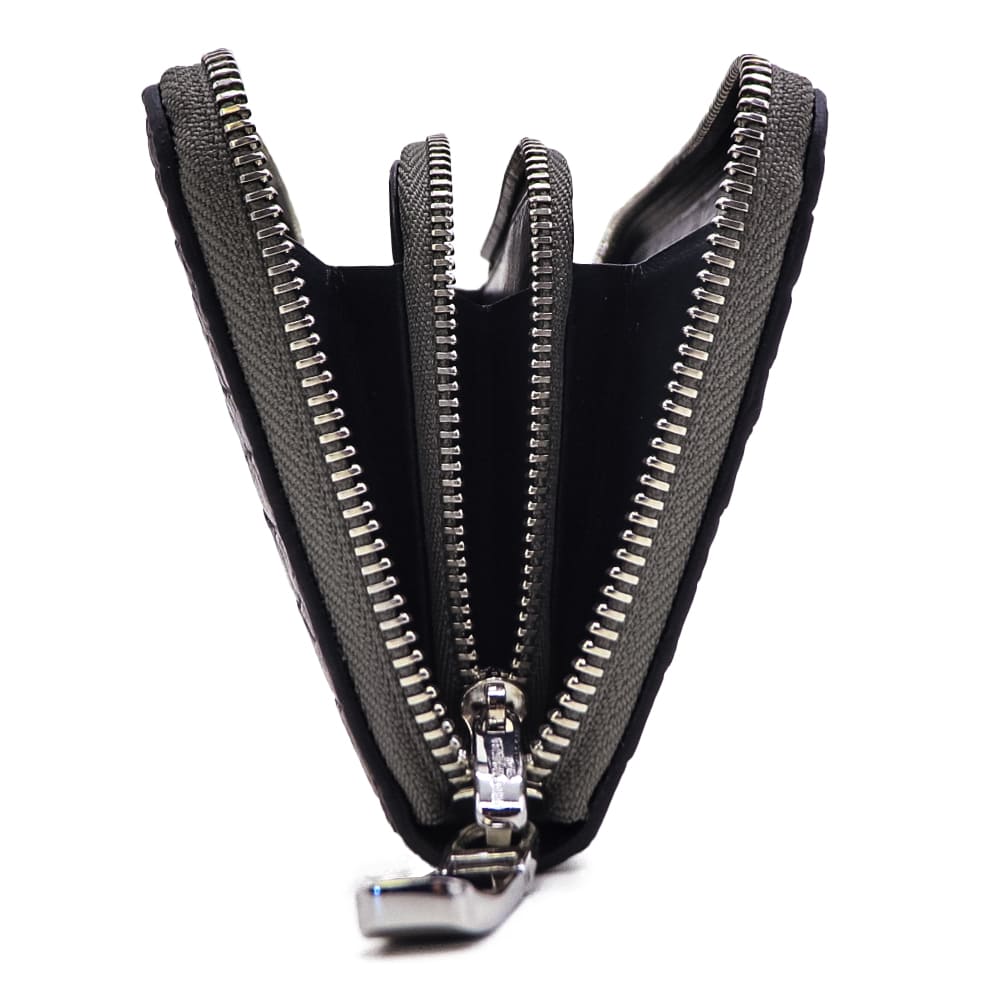 ペッレモルビダ 財布 クロコダイル ラウンドジップ 長財布 PELLE MORBIDA PMO-CRS010A PMO CHACOAL GRAY