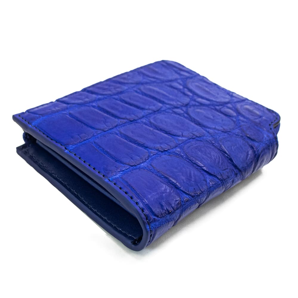ペッレモルビダ 財布 クロコダイル L字ジップ ミニウォレット コンパクト財布 PELLE MORBIDA PMO-CRS105 PMO BLUE 春夏新作
