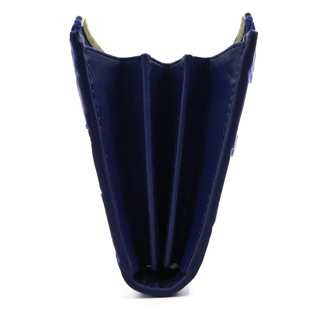 ペッレモルビダ 財布 クロコダイル L字ジップ ミニウォレット コンパクト財布 PELLE MORBIDA PMO-CRS105 PMO BLUE 春夏新作