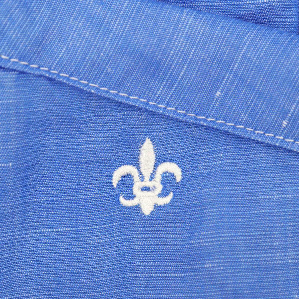 【セール 半額以下】スウィープ ロサンゼルス Sweep!! LosAngeles レディス リネン混 スタンドカラーシャツ BLUE SL030001 SWP (ブルー）【返品交換不可】