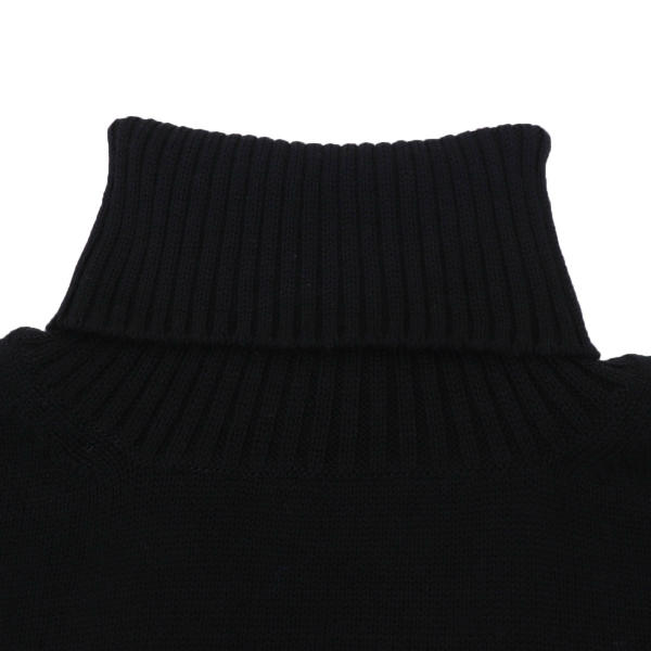 【セール 半額以下】スウィープ ロサンゼルス セーター メンズ 7G ウールニット タートルネックセーター Sweep!! LosAngeles SL190005 SWP BLACK（ブラック） 【返品交換不可】