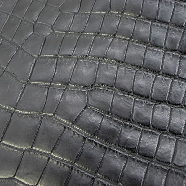 レザック バッグ LEON掲載商品 ポロサス クロコダイル レザー ポーチ付き エコバッグ LE'SAC COLOGY LSC BLACK 