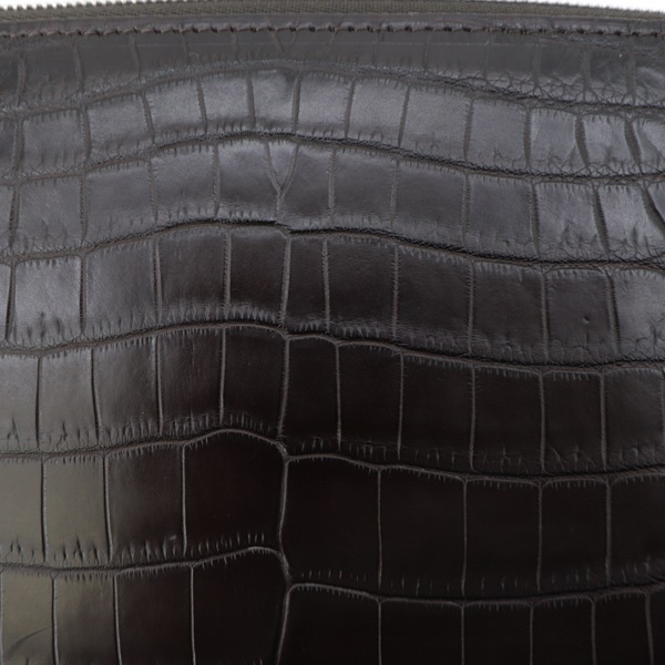 レザック 財布 ナイルクロコダイル レザー ラウンドジップ 長財布 LE'SAC 8166 LSC CHOCO