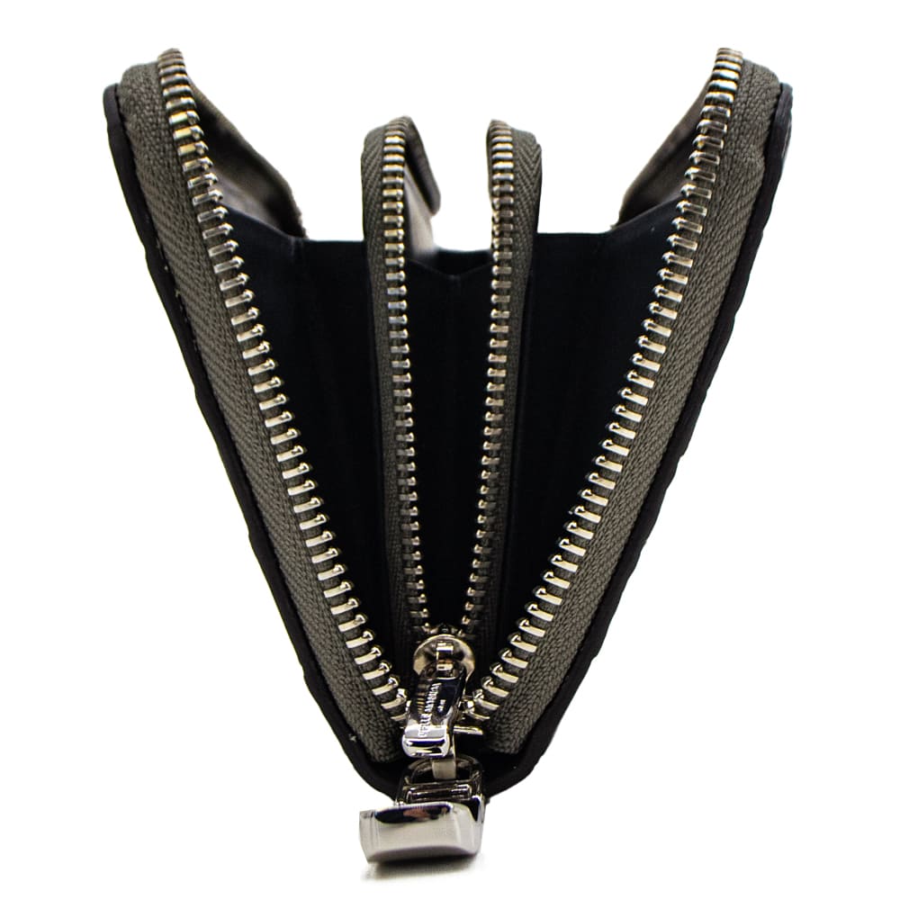 ペッレモルビダ 財布 クロコダイル ラウンドジップ 長財布 PELLE MORBIDA PMO-CRS010A PMO CHACOAL GRAY