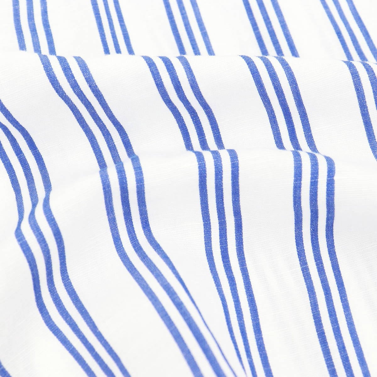 【セール 半額以下】スウィープ ロサンゼルス Sweep!! LosAngeles レディス リネン混 ストライプ スタンドカラーシャツ  WHITE SL030001 SWP (ホワイト）【返品交換不可】