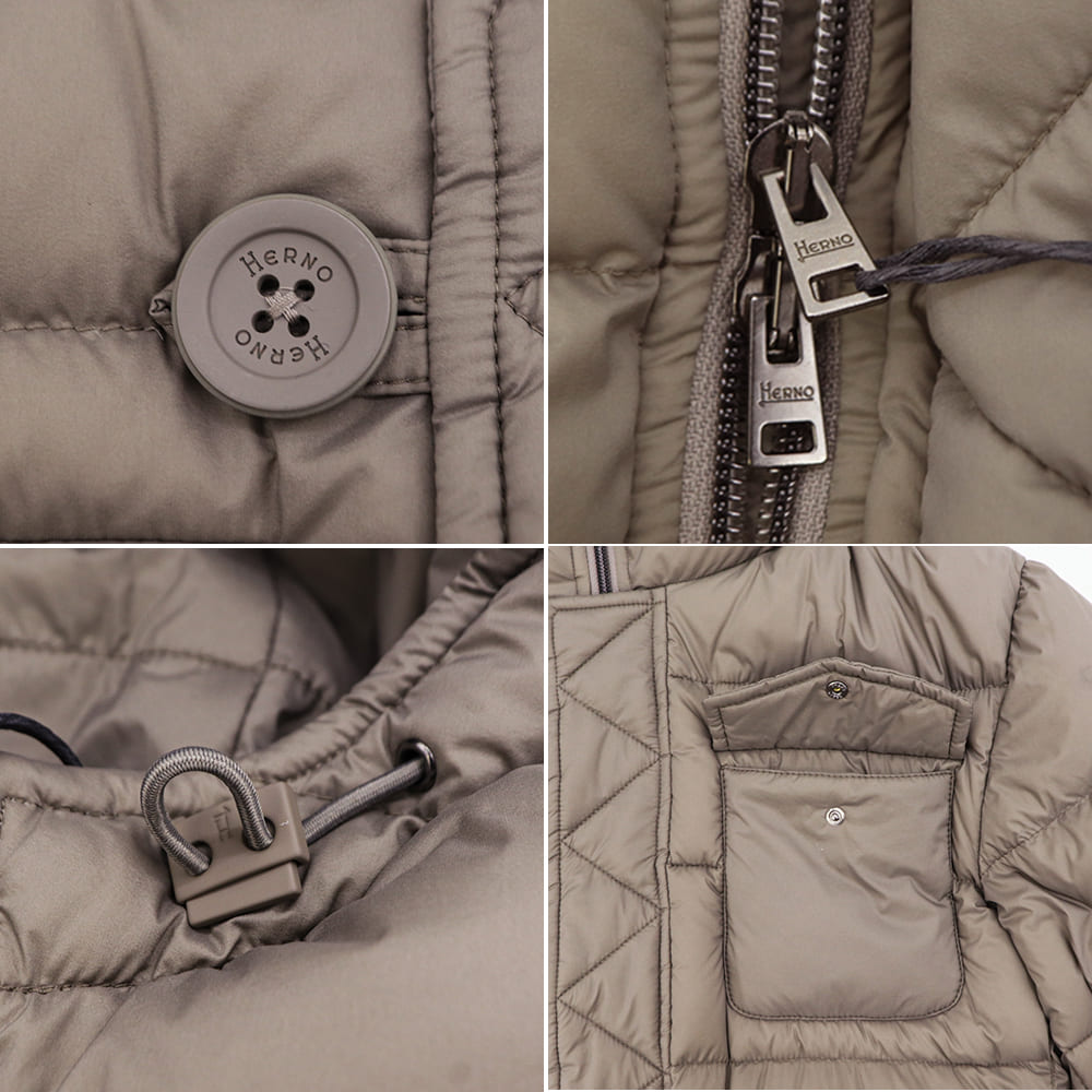 ヘルノ ダウン メンズ 軽量 撥水ナイロン エスキモージャケット型 ダウンジャケット レジェンド HERNO LEGEND PI004ULE HER 12456Z 2600 秋冬新作