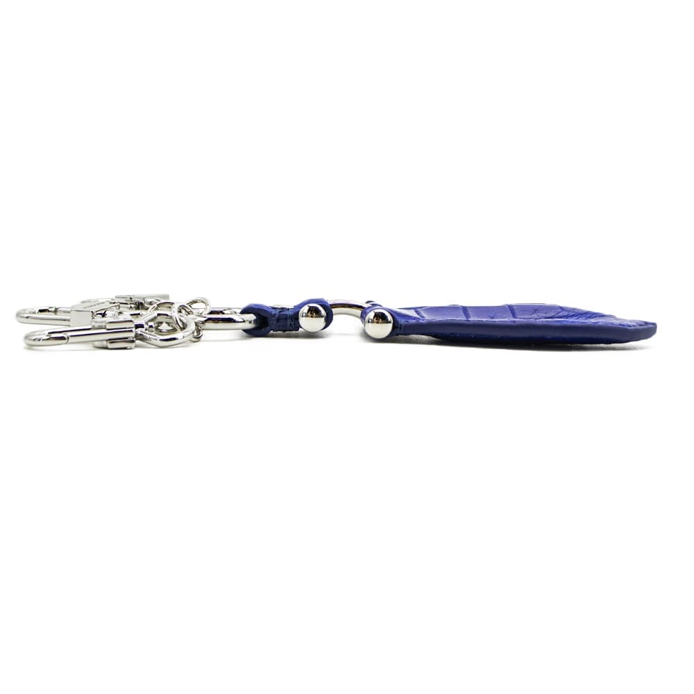 ペッレモルビダ キーホルダー クロコダイル キーチャーム キーリング シューホーン 靴べら PELLE MORBIDA PMO-CRAC101 PMO BLUE 春夏新作
