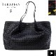 セラピアン トートバッグ ナッパレザー シークレットバッグ モザイコ SERAPIAN Mosaico SECRET SRP SRMOSMLL711142B001 BLACK