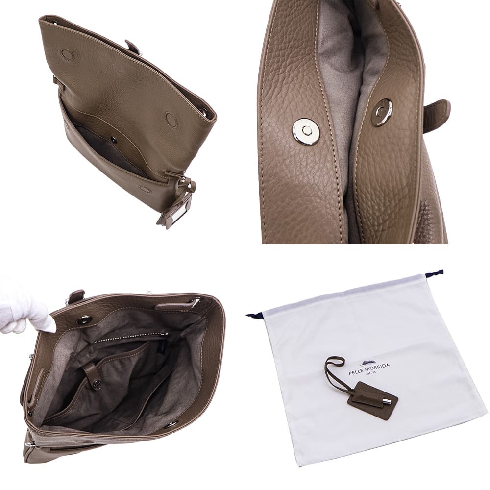 ペッレモルビダ クラッチバッグ シュリンクレザー 2WAY クラッチバッグ