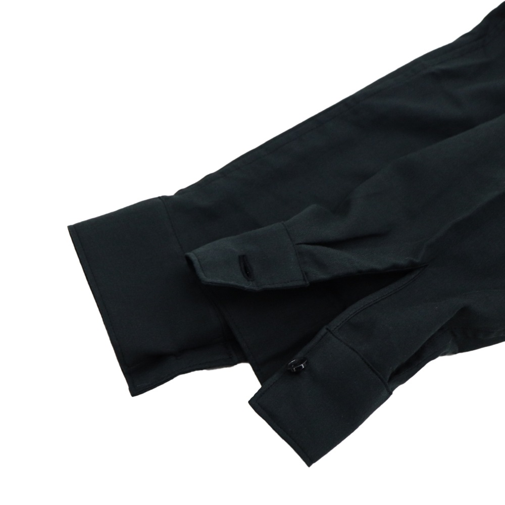 モンサオ シャツ メンズ コットンシルク 長袖 バンドカラーシャツ moncao Band Collar M021385-CS MOO 春夏新作