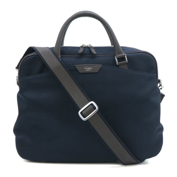 PELLE MORBIDA ペッレモルビダ ブリーフケース ネイビー 1室 PELLE MORBIDA - ペッレモルビダ ブリーフバッグ(1室タイプ