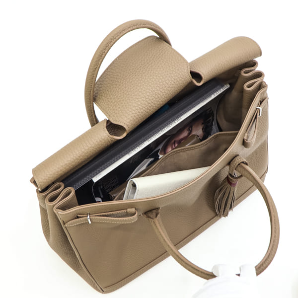 アカーテ バッグ カーフ シュリンクレザー フラップ ボストンバッグ オストロ2 S ACATE OSTRO2_S ACT