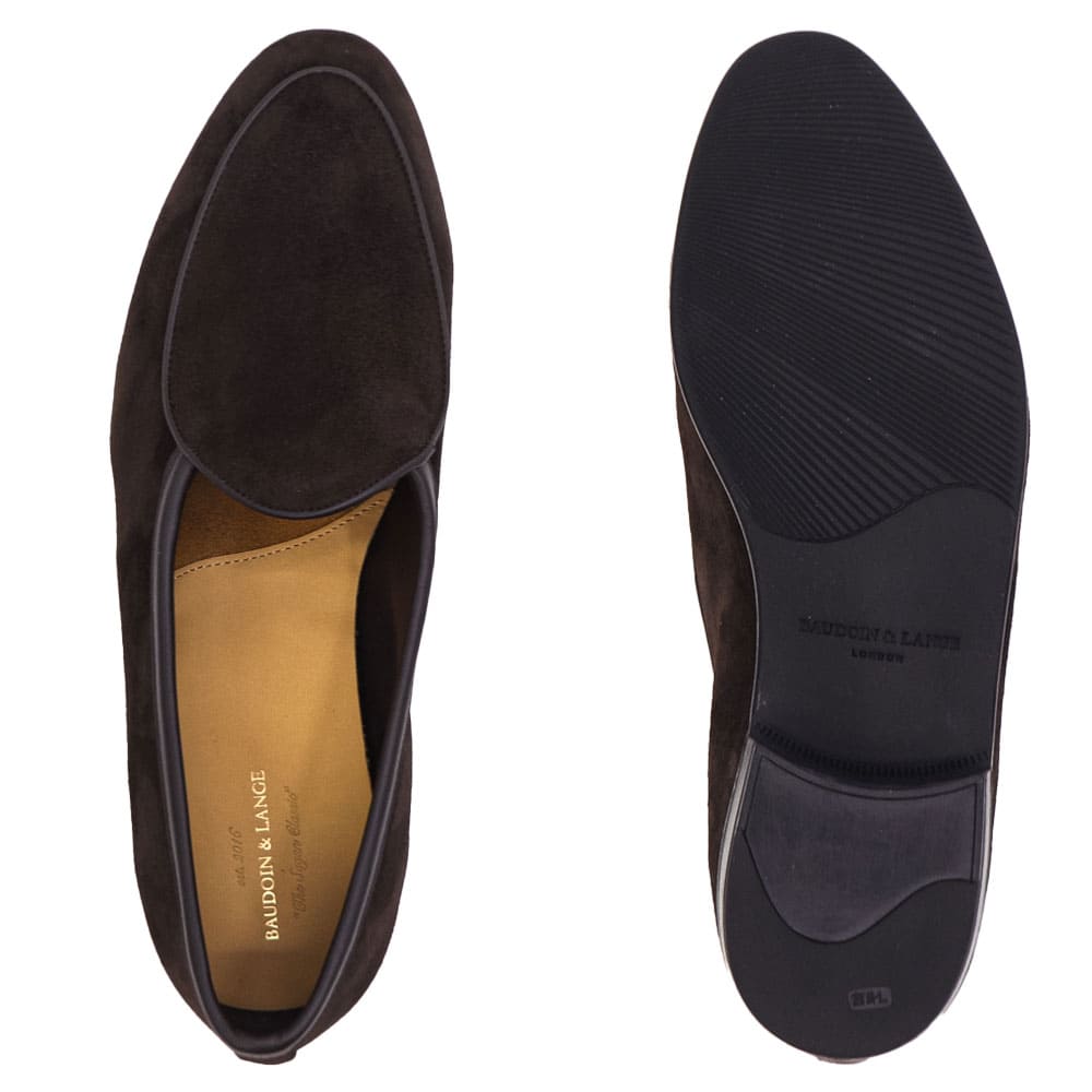 BAUDOIN & LANGE スエード スリッポン 41 Mens Designer Loafers & Boots | Luxury Loafers & Slip Ons for Men