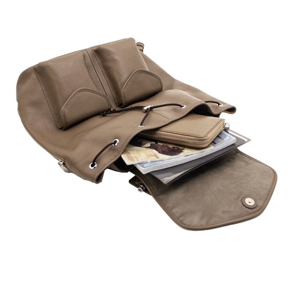 ペッレモルビダ バックパック シュリンクレザー フラップバックパック