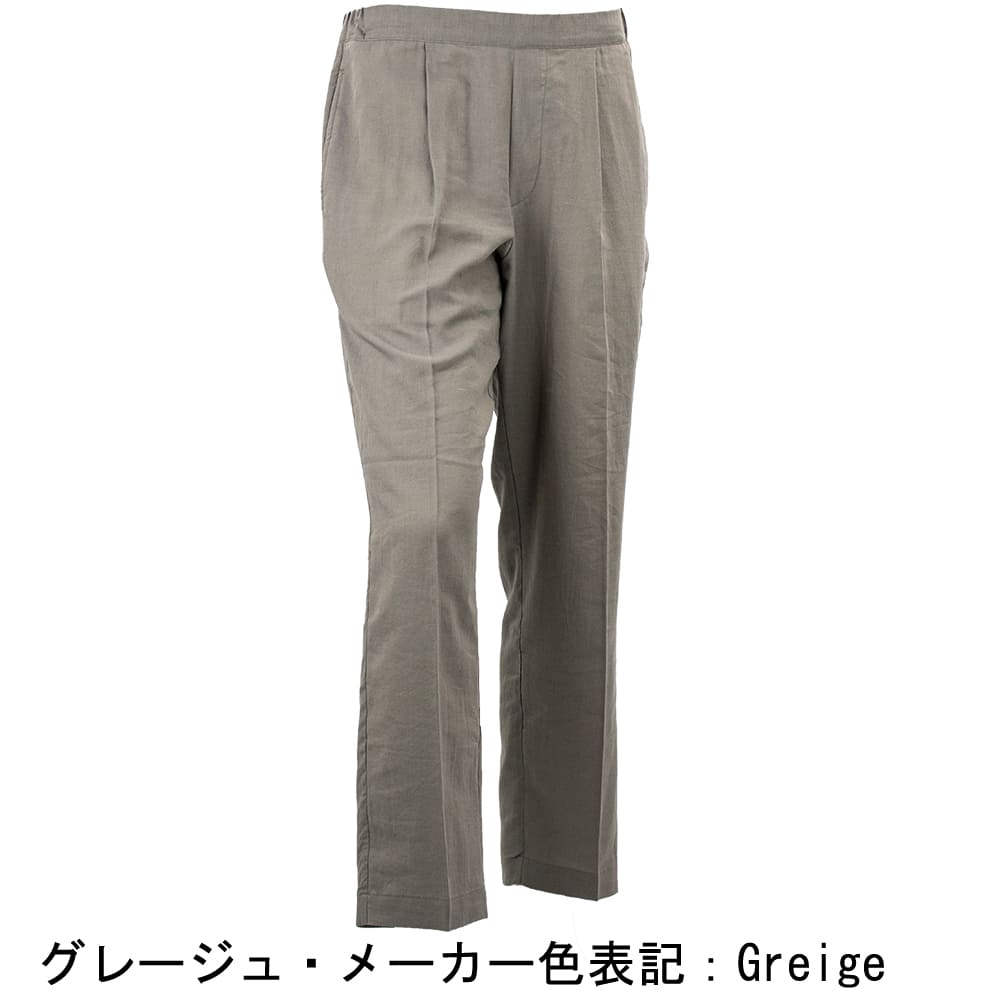 モンサオ パンツ メンズ コットンシルク 1タック ワイドテーパード イージーパンツ moncao 1Pleats Pant Wide M021383-CS MOO 春夏新作