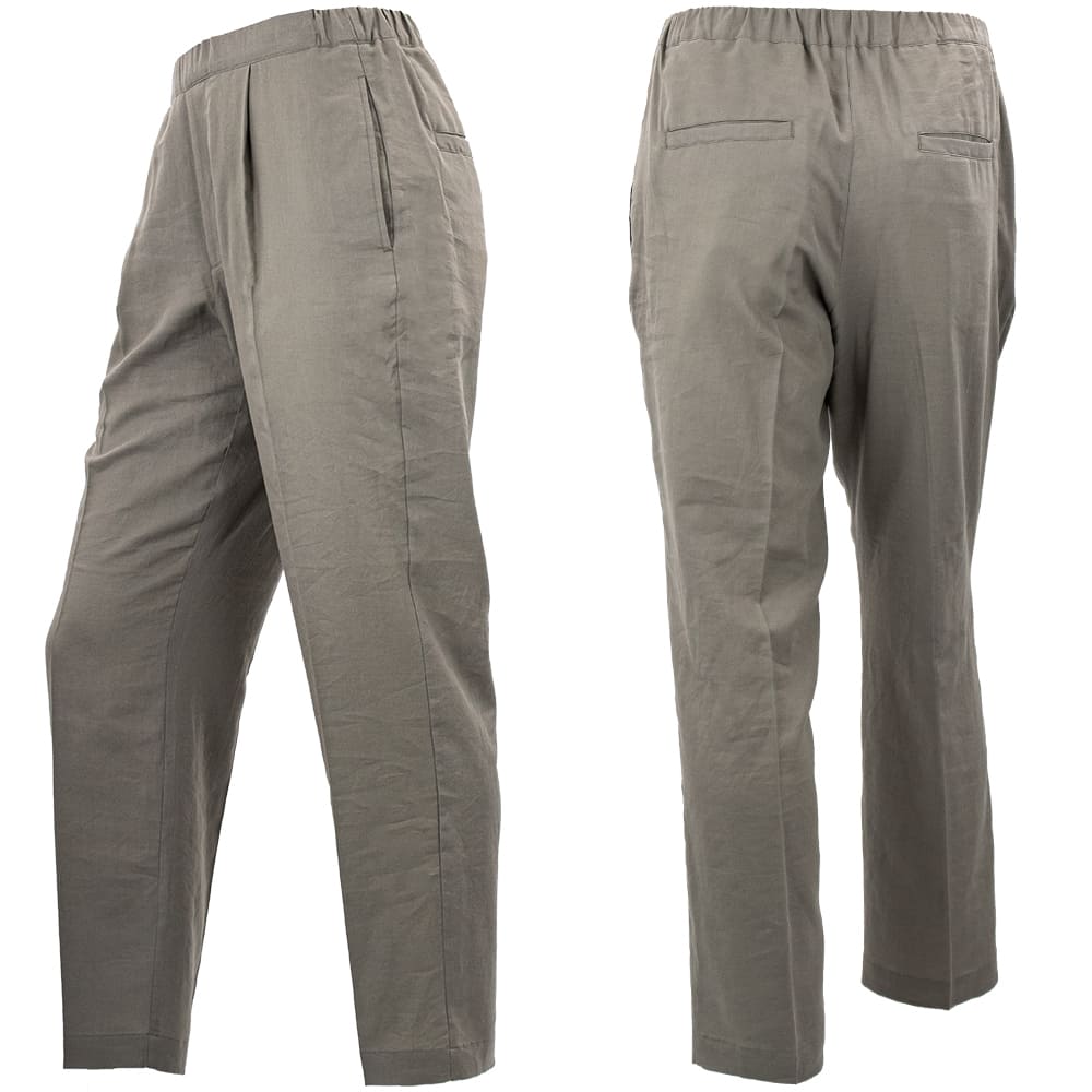 モンサオ パンツ メンズ コットンシルク 1タック ワイドテーパード イージーパンツ moncao 1Pleats Pant Wide M021383-CS MOO 春夏新作