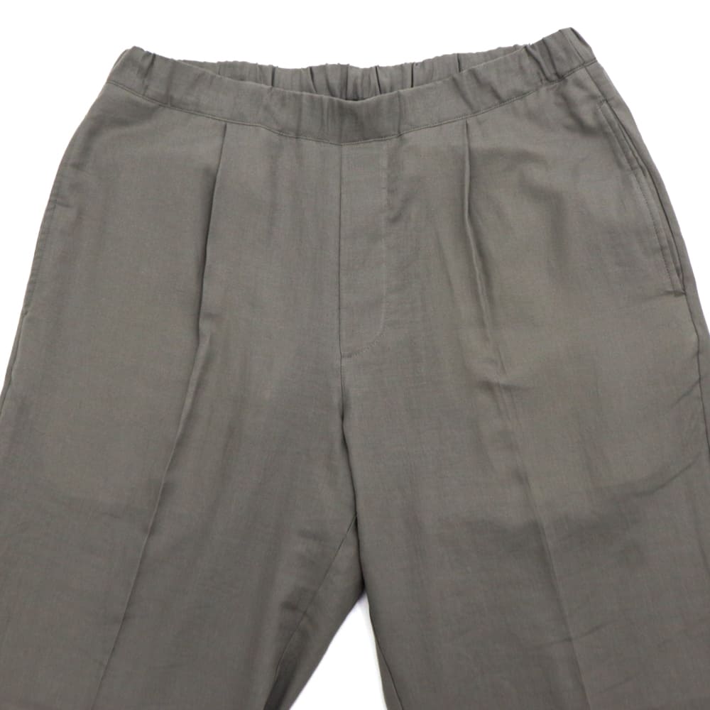モンサオ パンツ メンズ コットンシルク 1タック ワイドテーパード イージーパンツ moncao 1Pleats Pant Wide M021383-CS MOO 春夏新作