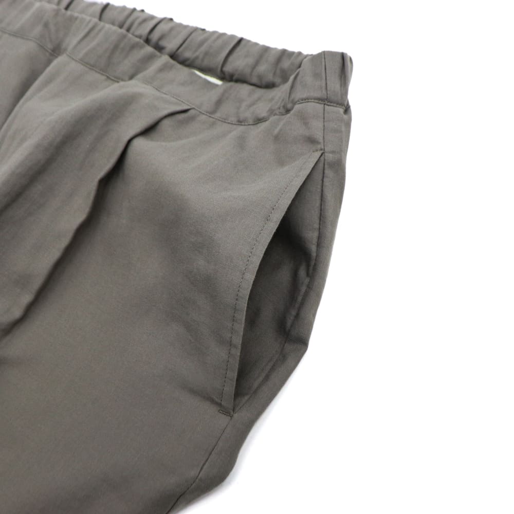 モンサオ パンツ メンズ コットンシルク 1タック ワイドテーパード イージーパンツ moncao 1Pleats Pant Wide M021383-CS MOO 春夏新作