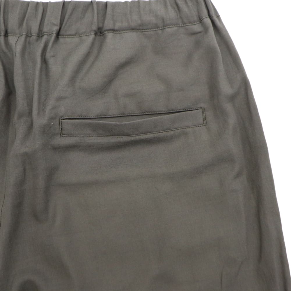 モンサオ パンツ メンズ コットンシルク 1タック ワイドテーパード イージーパンツ moncao 1Pleats Pant Wide M021383-CS MOO 春夏新作