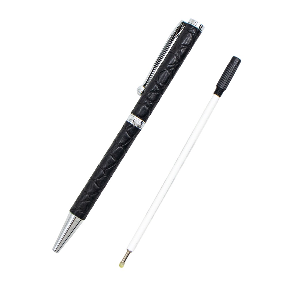 ペッレモルビダ ペン クロコダイル ボールペン PELLE MORBIDA PMO-CRAC102 PMO BLACK 春夏新作