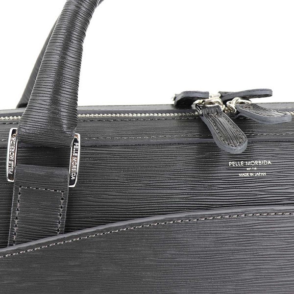 ペッレモルビダ ブリーフケース CAPITANO キャピターノ 型押しレザー ショルダー付き 2ルーム ブリーフバッグ PELLE MORBIDA PMO-CA202 PMO